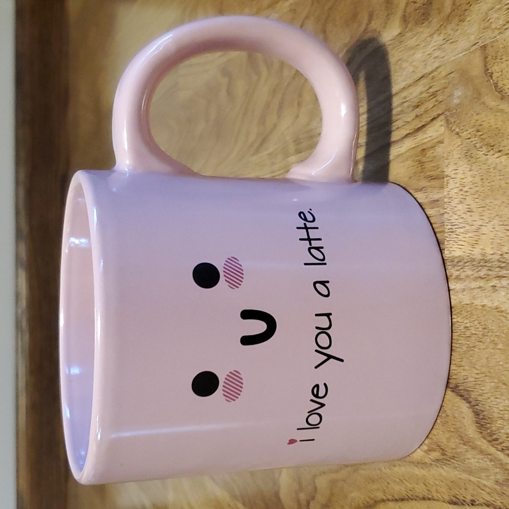 I Love You a Latte 20 oz Mug Pink